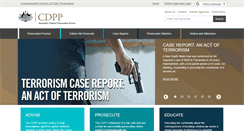 Desktop Screenshot of cdpp.gov.au